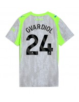 Manchester City Josko Gvardiol #24 Tredjedrakt Dame 2025-26 Korte ermer